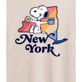 thumbnail image 3 of Peanuts - New York Snoopy - Women's Oversized Graphic T-Shirt, 3 of 6