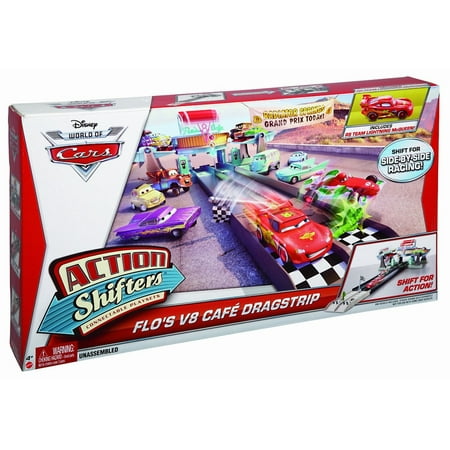 flo's v8 cafe dragstrip playset