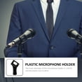 thumbnail image 2 of KAKOWELY 6Pcs Microphone Holder for Desk H-Shaped Mic Clip Public Places, 2 of 8