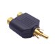 thumbnail image 4 of Pack of 6 RCAs Y Splitter Connectors 1 Male 2 Female for TV Sound Video Easy Plug and Use, 4 of 4