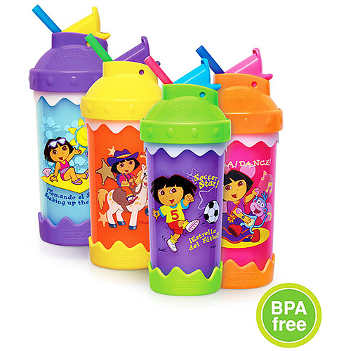 Munchkin Dora 4pk Straw Cups