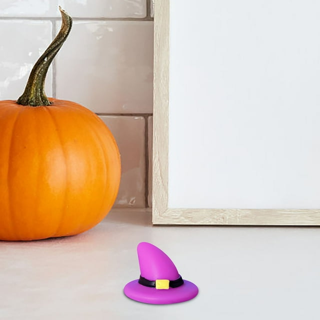 Fiudx Minifiguras de Halloween, Lindas Estatuas de Resina de Calabaza Fantasma, Diseño de Bruja 3D, Decoración de Jardín Al Aire Libre, Accesorios Versátiles para Fiestas Diy, Decoración Navideña par