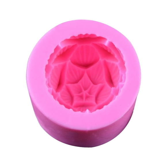 Yuarrent Molde para hacer velas en forma de flor, molde de silicona para Fondant DIY, moldes antiadherentes flexibles, herramienta para hornear Cocina y Comedor
