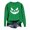 Green [Halloween Shirts for Women Clearance Sales], variant on WEIWEN Halloween Sweatshirt for Women 2026 Funny Pumpkin Face Printed Crewneck Long Sleeve Tops Women's Clothing Dressy Casual Fall Outfits for Women Sweaters Green, S