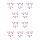thumbnail image 2 of Kearding ¡10 piezas! 10 piezas de bloqueo de cordón de resorte tope de cordón de palanca Rosa 10Conjunto, 2 of 6