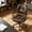 Dark Brown (PU Leather), variant on XIZZI Executive Office Chair Recline Function 19.7" Wide Seat, Ergonomic Desk Chair with Comfy Lumbar Support, Brown (Suede Leather)
