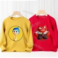 thumbnail image 4 of Camiseta de algodón de manga larga para niños y niñas, abrigo básico de color sólido, ropa de ocio, Tops para niños, 4 of 5