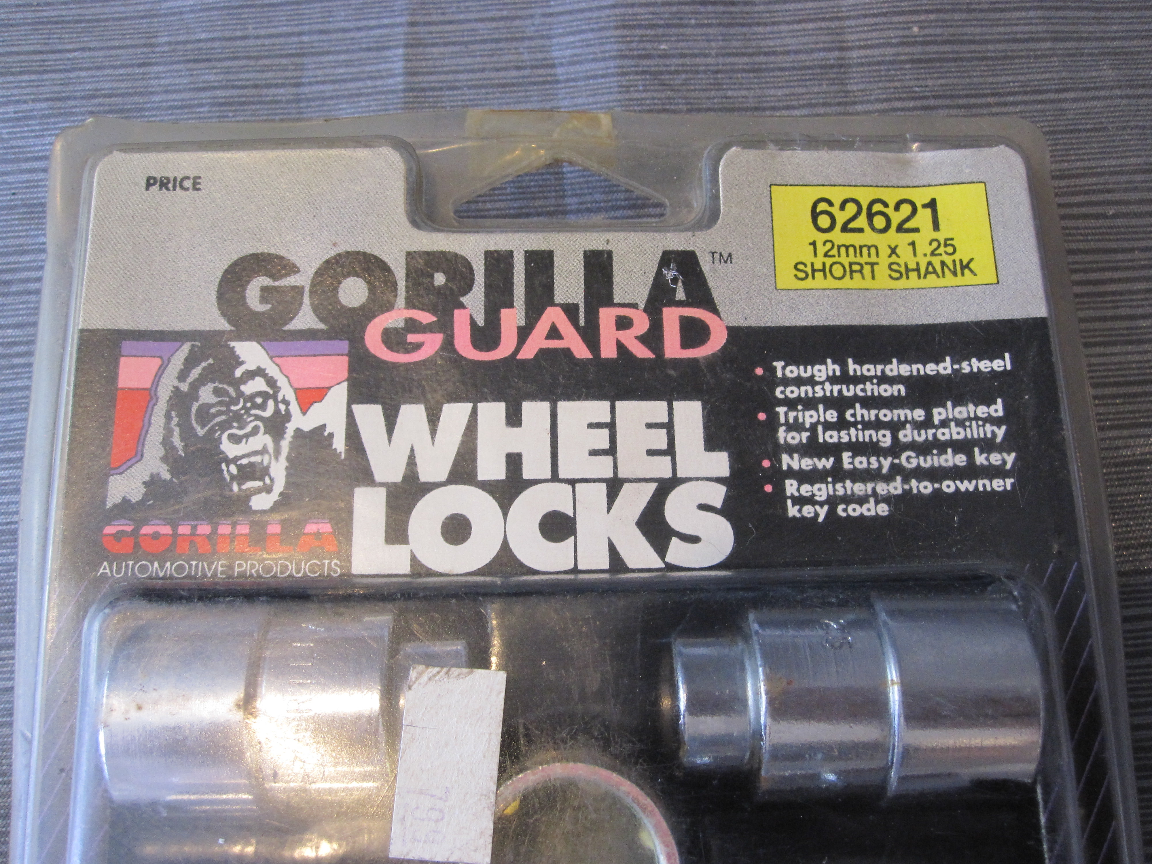 Gorilla Guard 62621 Wheel Locks 12mm x 1.25 Short Shank, Chrome 