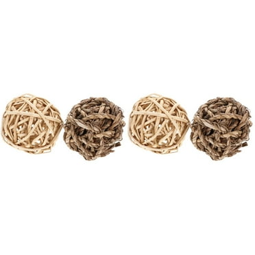 Toys 4 Pcs Rabbit Snacks Animals Chewing Plaything Grass Ball Pet Molar