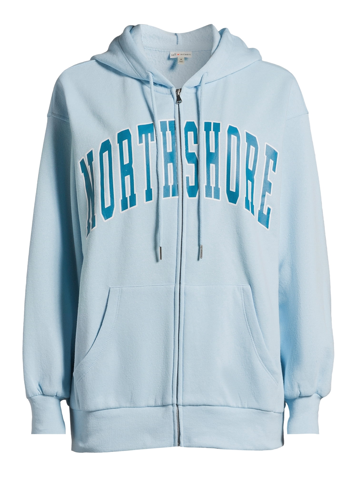 Self Esteem Juniors Graphic Zip Hoodie Sweatshirt, Sizes S-XL