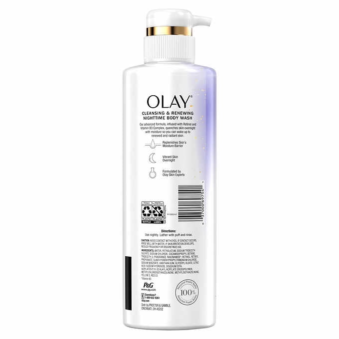 olay with retinol body wash