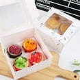 thumbnail image 6 of SPRING PARK 10Pcs Kraft Cupcake Boxes with Window, Kraft Standard Bakery Boxes with Window Food Grade Cake Container for Muffins Gift Treat Box Bulk, 6 of 7