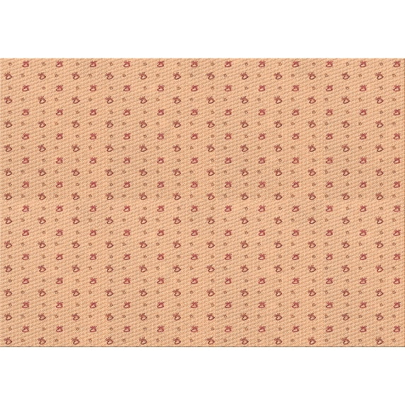 Ahgly Company Machine Washable Indoor Rectangle Transitional Construction Cone Orange Area Rugs, 5' x 7'