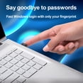 thumbnail image 1 of Pc USB Fingerprint Reader for PC  11  10 32/64-bit Compatible with  Hello for Laptops Desktops  Computers and Tablets USB/Type-C, 1 of 7