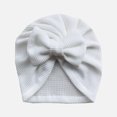 thumbnail image 1 of Gorro de lana con lazo de punto tipo gofre para bebé, gorro estilo indio, para otoño e invierno, 1 of 6