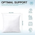 thumbnail image 6 of Throw Pillow Insert Set Premium Bedding Pillow Core Square Upholstery Throw Pillow Shape Pillow Filling For Sofa BedSofa Pillow CoverBack Cushion Pillow Filling (White ), 6 of 6