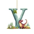 thumbnail image 1 of Riforla Dinosaur 26 Letters Acrylic Pendant Home Decoration Car Pendant Backpack Pendant Hangs Y, 1 of 4