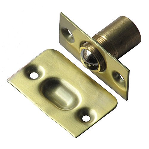 Closet Door Ball Catch Satinless Steel With Strike,1.38x2.13x1.18Inch