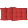 thumbnail image 5 of vidaXL Lowback Chair Cushions 4 pcs Red Oxford Fabric, 5 of 5