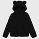 thumbnail image 5 of Abrigo de invierno para niños con forro polar de color liso, manga larga, capucha y cremallera, bonita blusa abrigada con bolsillo grande para niñas, top de poliéster, 5 of 8