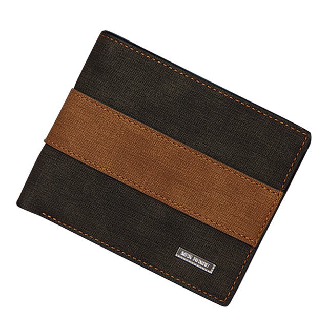Men Wallet Large Capacity Minimalist Matte Credit Card Holder Bifold Wallet
