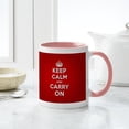 thumbnail image 4 of CafePress - Keep Calm And Carry On Mug - 11 oz Ceramic Mug - Novelty Coffee Tea Cup, 4 of 4