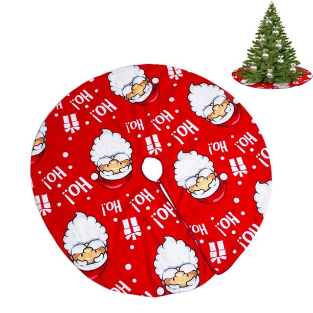 Falda para árbol de Navidad, manta para árbol de Navidad, almohadilla para árbol de Navidad, manta para árbol de Navidad, manta para árbol de Navidad, manta redonda para árbol de Navidad (120 cm) Adepaton LL-1597