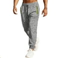 thumbnail image 3 of Running Joggers - Comfortable Breathable Sweatpants with Pockets and Elastic Waistband for Casual Office Style, 3 of 10