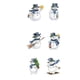 thumbnail image 2 of Adornos navideños, adornos navideños, regalos navideños, imán magnético navideño para refrigerador, muñeco de nieve, gnomo, decoración navideña, adhesivo magnético para puerta de garaje, imanes magnét, 2 of 7