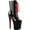 Black Patent/Black/Red Chrome Synthetic, variant on Women's Pleaser Xtreme 1020TT Ankle Boot