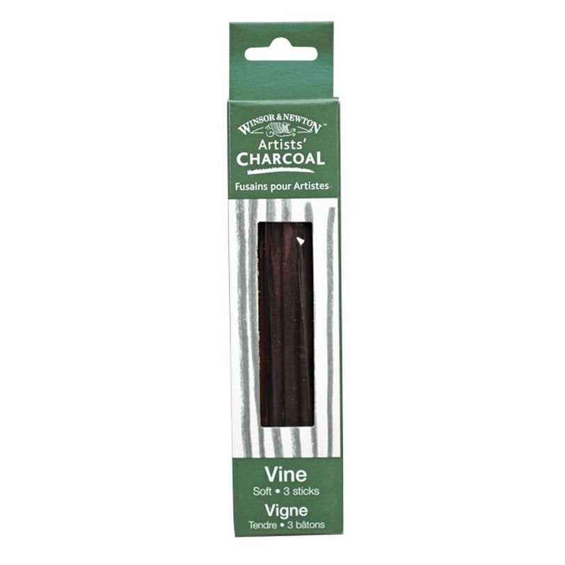 Winsor & Newton Vine Charcoal Sticks, Soft, 3/Pkg. - Walmart.com