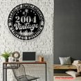 thumbnail image 4 of Craftnamesign Vintage 2004 Metal Wall Art LED Light,19th Birthday Wall Art, 19th Birthday Gift, 4 of 5