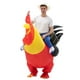 thumbnail image 3 of Fiesta de disfraces de Halloween para adultos y niños, disfraz de gallo inflable, divertido, 3 of 4