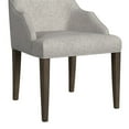 thumbnail image 6 of Picket House Furnishings Marietta Dining Host Chair Set - Gray Fabric in Brown, 6 of 9