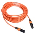 thumbnail image 3 of Cables de de cable de micrófono - XLR Cables de micrófono coloridos - Cable de audio - Individual, 5 colores 4 tamaños par Naranja 5m Sunnimix  Cable XLR de 3 pines, 3 of 8