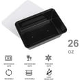 thumbnail image 2 of Semfri 20-Pack Meal Prep Containers 26 OZ Microwavable Reusable Food Containers with Lids for Food Prepping Disposable Lunch Boxes BPA Free Plastic Food Boxes Stackable Freezer Healthy, 2 of 7