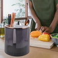 thumbnail image 4 of NISHUNA Kitchen Cutter Holder Rotatable Cutter Organizer Utensil Chopsticks Spoon Holder Kitchen Supply, 4 of 6