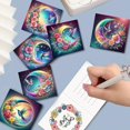 thumbnail image 2 of Christmas DIY Diamond Greeting Cards Set, DIY Diamond Art Painting Christmas Style Greeting Card, DIY Christmas Card Making Kits for Family Friends Handmade Gift, 2 of 9