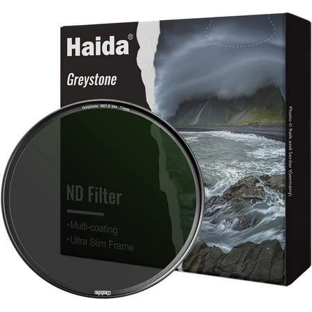 K&F Concept 72MM Variable ND2-ND400 Lens Filter (1-9 Stops) 28 Multi-Layer Green Coatings HD Waterproof Scratch (72 Mm, Neutral Density Filter