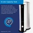 thumbnail image 4 of Westinghouse 28-inch Cool Mist Ultrasonic Tower Humidifier, 6L Top Fill Air Humidifier and Essential Oil Diffuser, Adjustable Mist Volume for Large Bedrooms, 4 of 10
