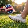 thumbnail image 4 of 3Pcs Independence Day style Handmade Water Drop Ball Sandbag,Hand-Crocheted Juggling Balls for Beginners and Adults, Durable Cotton Kick Sandbags for Outdoor Games, Party Favors, Hand Exercise, 4 of 7