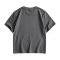 thumbnail image 6 of TGPMGRZ Kids Halloween Shirts Boys Cartoon Print Short Sleeve Tee Tops #A02 Dark Gray 2-3 Years, 6 of 6