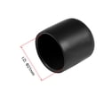 thumbnail image 3 of Uxcell 0.83'' Screw Thread Protectors Rubber Vinyl End Caps Rubber Black 10pcs, 3 of 3