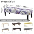 thumbnail image 7 of Jiueut Daisy Print Bench Covers, Easy to Clean Long Bench Seat Cushion Elastic Rectangle Dining Chair Protection Universal Fit for Most Chairs, 7 of 7