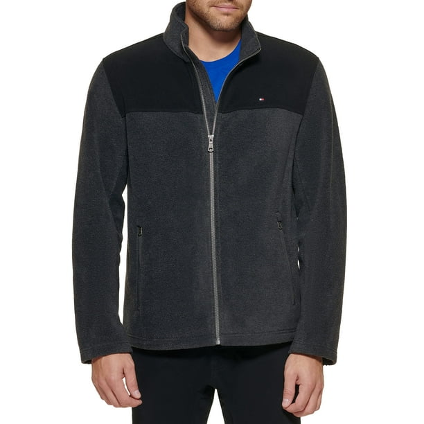 Chaqueta Tommy Hilfiger de forro polar clásico con cremallera en la parte delantera