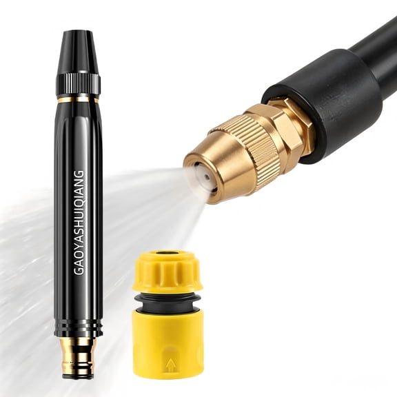 Home High Pressure Car Wash Water Gun, 2026 Upgraded Hose Sprayer with Adjustable Spray Modes, Multi-Function Nozzle for Car Cleaning, Garden Watering & Plant Irrigation