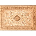 thumbnail image 1 of Ahgly Company Indoor Rectangle Medallion Orange Traditional Area Rugs, 7' x 10', 1 of 1