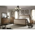 thumbnail image 4 of Bowery Hill Farmhouse Wood Nightstand with 3 Drawers in Reclaimed Oak, 4 of 6