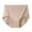 Coffee, variant on 3 Pieces High-waist Women Underwear Breathable Panites Solid Color Triangle pants Women Briefs