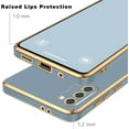 thumbnail image 4 of Galaxy S20 FE Case, Designed for Electroplated Samsung Galaxy S20 FE 4G/5G Phone Case, Case Soft TPU Protective Shockproof Flexible Samsung Galaxy S20 FE Case 6.5 inch,Blue, 4 of 13